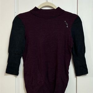 Sonia Rykiel Plum Knit Crewneck